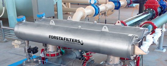 industrial water filter header